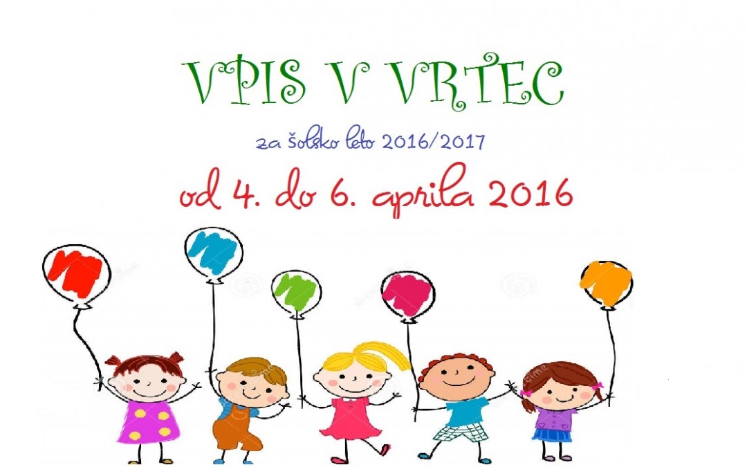 VPIS V VRTEC za šol. l. 2016/17